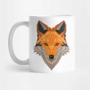 Polygonal Geometric Fox Mug